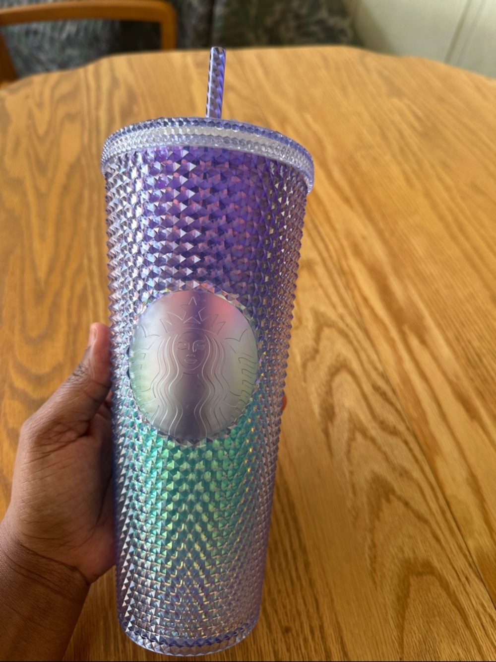 Starbucks kaleidoscope tumbler with straw